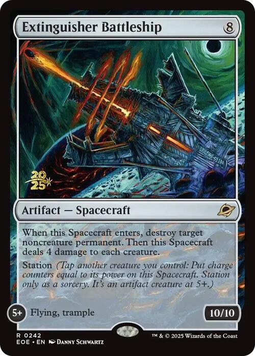 Extinguisher Battleship Card Front
