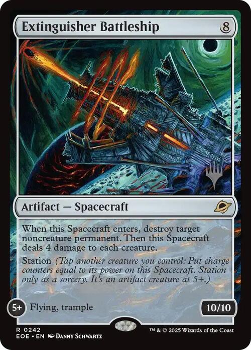 Extinguisher Battleship Card Front