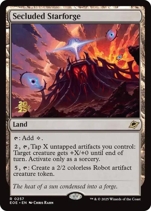 Secluded Starforge Card Front