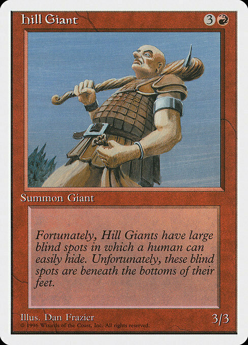 Hill Giant Card Front