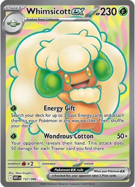 Whimsicott ex Card Front