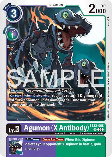 Agumon (X Antibody) Card Front