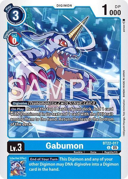 Gabumon Card Front