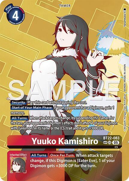 Yuuko Kamishiro Card Front