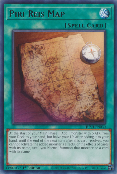Piri Reis Map Card Front