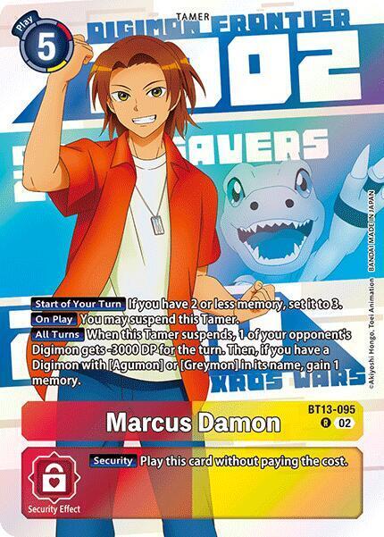 Marcus Damon Card Front