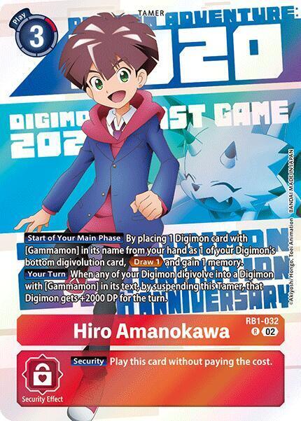 Hiro Amanokawa Card Front