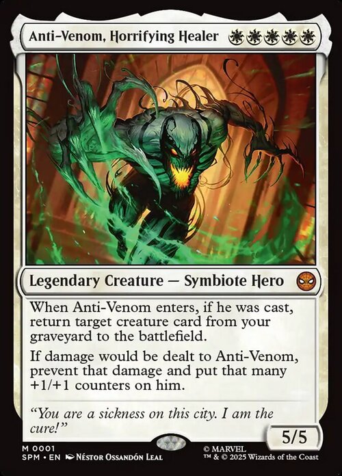 Anti-Venom, Horrifying Healer Card Front