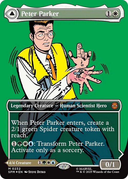 Peter Parker // Amazing Spider-Man Card Front