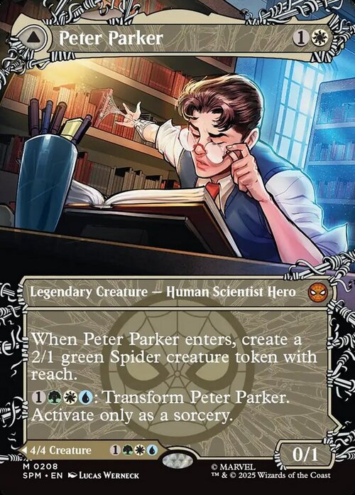 Peter Parker // Amazing Spider-Man Card Front