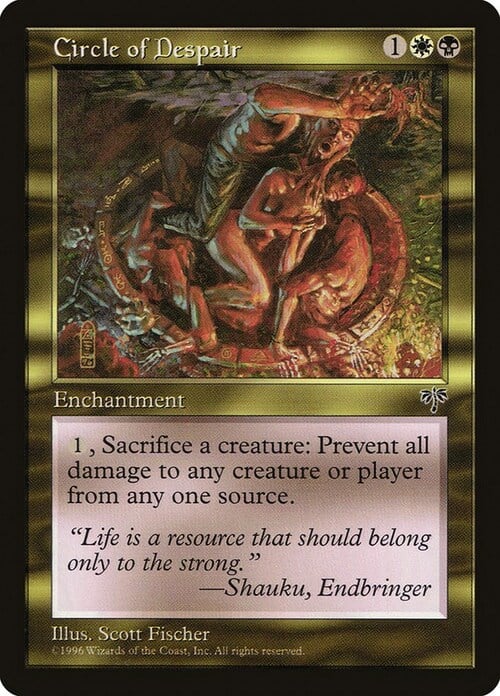 Circle of Despair Card Front