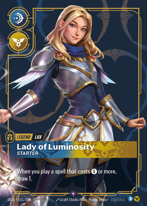 Lady of Luminosity - Starter Card Front