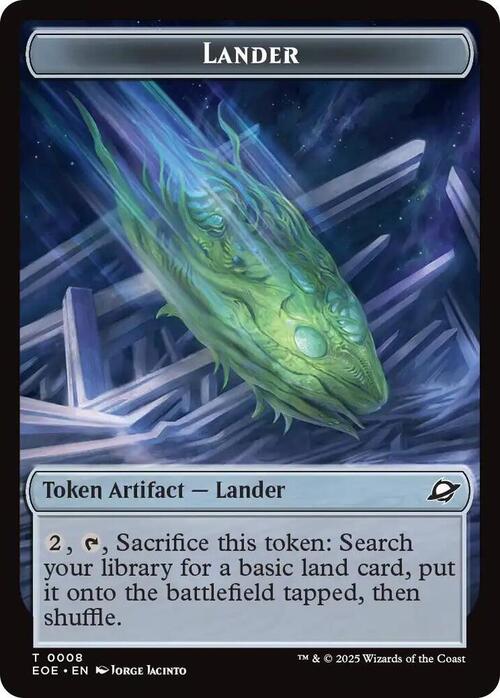 Lander // Human Soldier Card Front