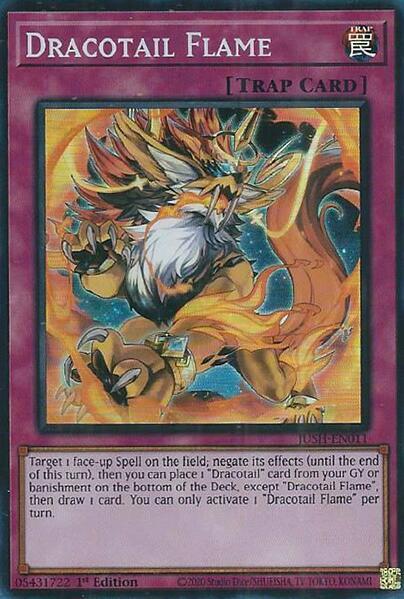 Dracotail Flame Card Front