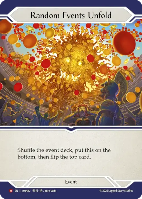 Random Events Unfold Card Front