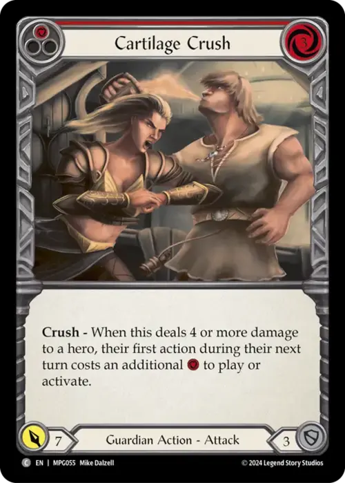 Cartilage Crush - Red Card Front
