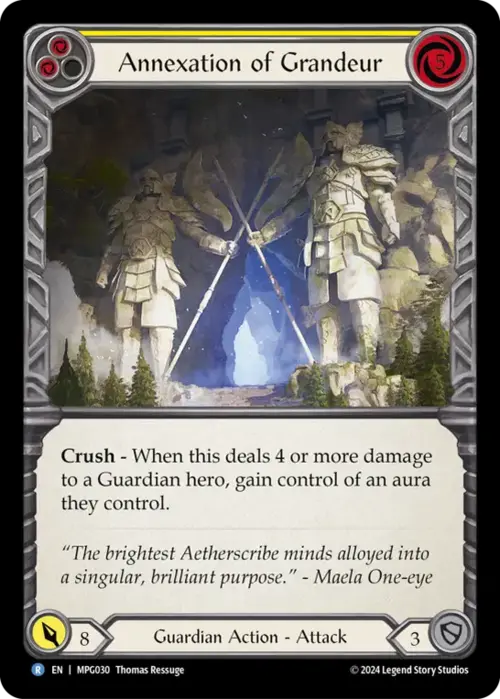 Annexation of Grandeur Card Front