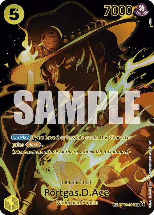 Portgas.D.Ace Card Front