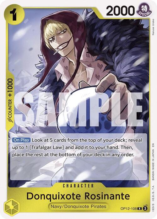 Donquixote Rosinante Card Front