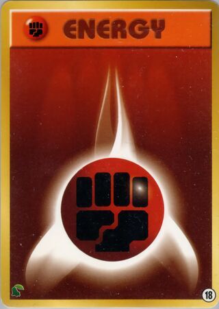 Fighting Energy Card Front