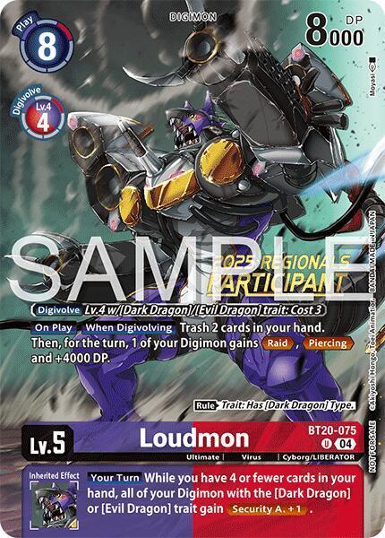 Loudmon Card Front