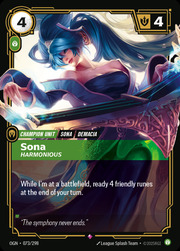 Sona, Harmonious