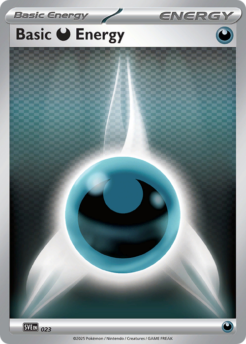 Basic Darkness Energy Card Front