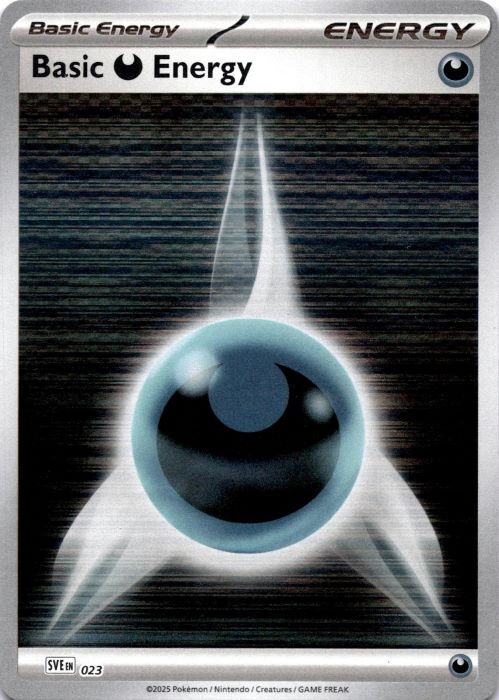 Basic Darkness Energy Card Front
