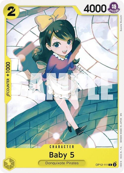 Baby 5 Card Front