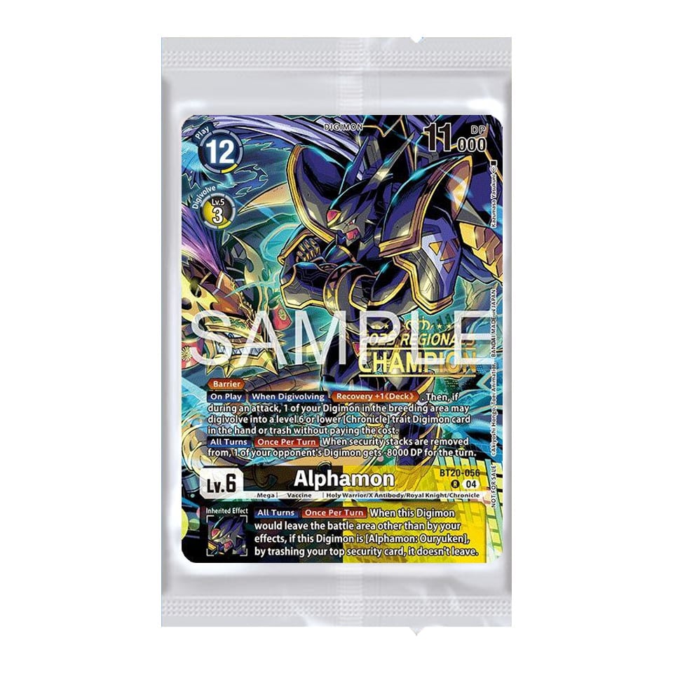 Regionals 25-26 Champion Card Set Season 2 Booster