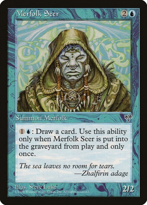 Merfolk Seer Card Front