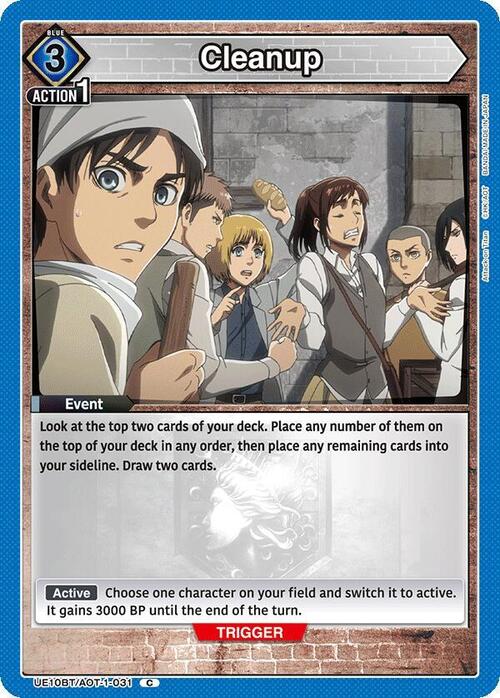 Cleanup Card Front
