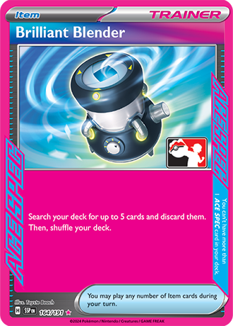 Brilliant Blender Card Front