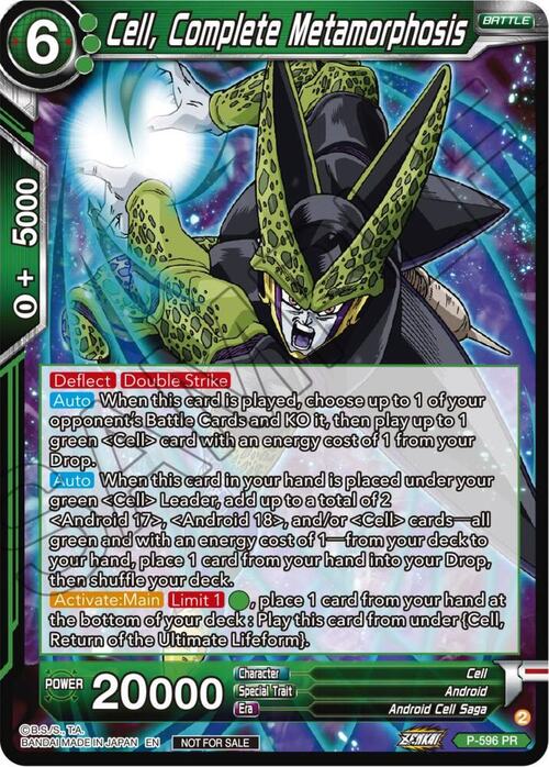 Cell, Complete Metamorphosis Card Front