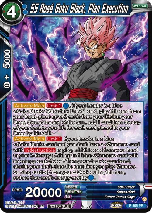 SS Rose Goku Black, Plan Execution Card Front