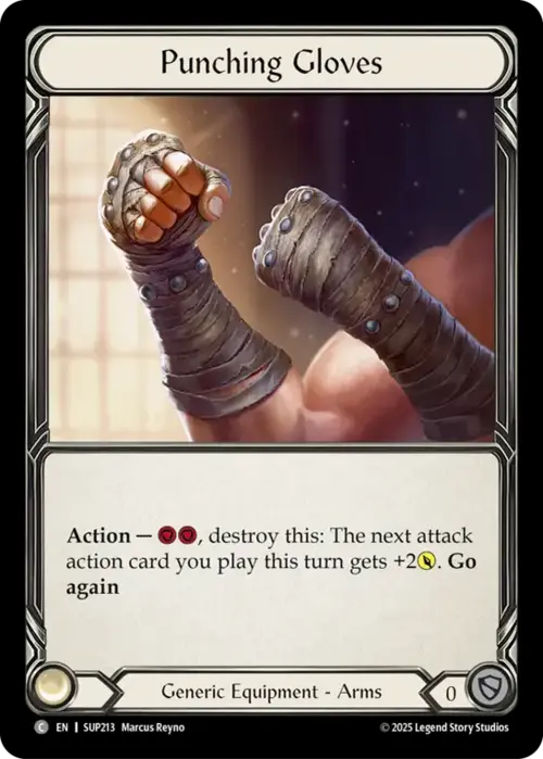Punching Gloves Card Front