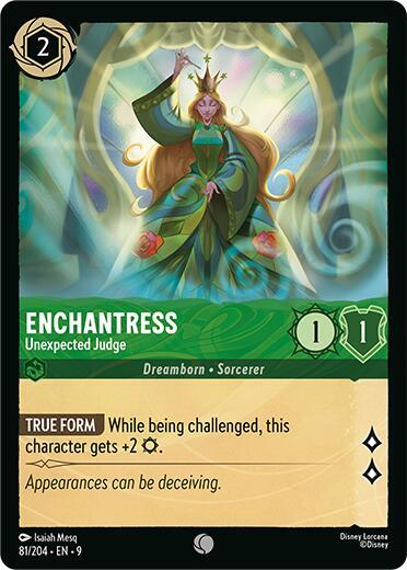 Enchantress - Unexpected Judge Card Front