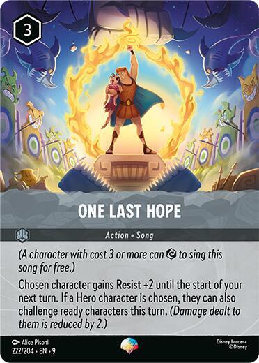 One Last Hope Card Front