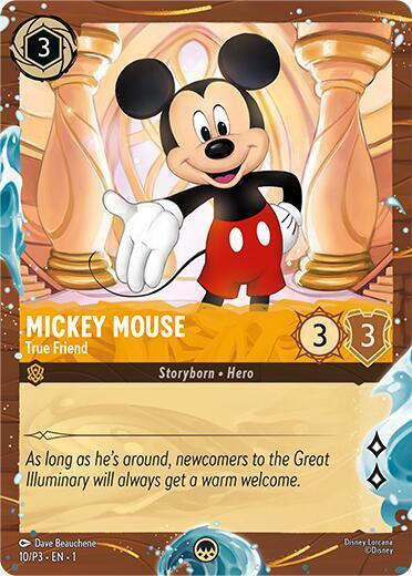 Mickey Mouse - True Friend Card Front