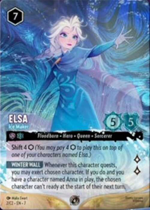 Elsa - Ice Maker Card Front