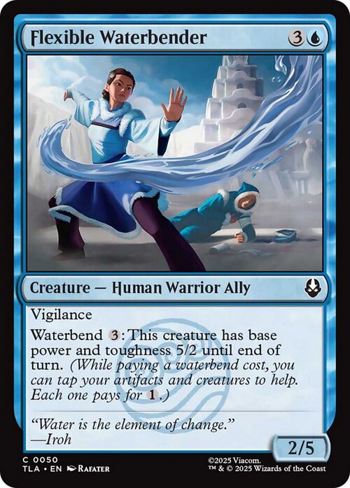 Flexible Waterbender Card Front