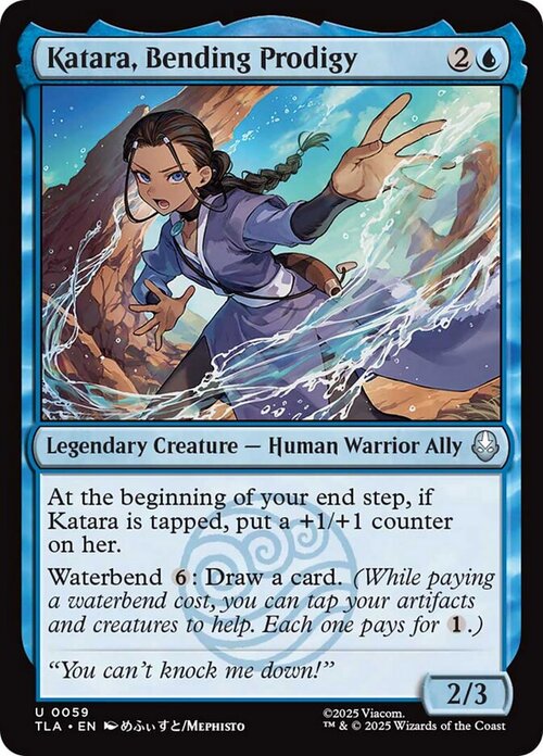 Katara, Bending Prodigy Card Front