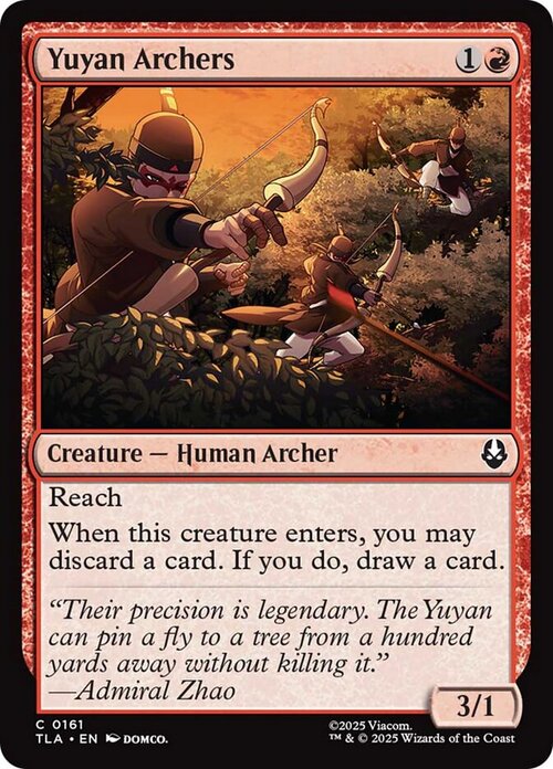 Yuyan Archers Card Front