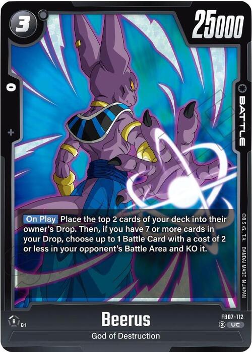 Beerus Card Front