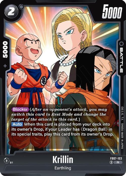 Krillin Card Front
