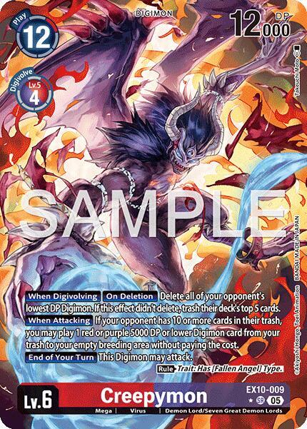 Creepymon Card Front
