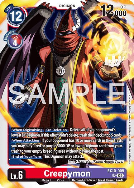 Creepymon Card Front