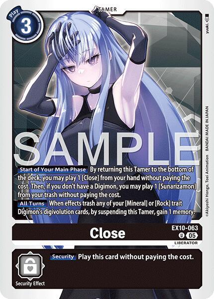 Close Card Front