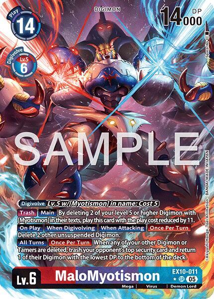 MaloMyotismon Card Front