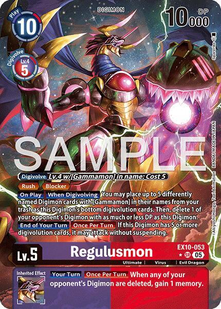 Regulusmon Card Front